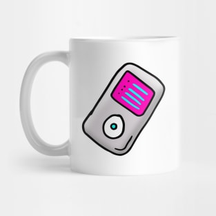 Music Player Doodle Art Mug